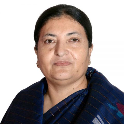 राष्ट्रपतिलाई अभिन्नदन गरिदै