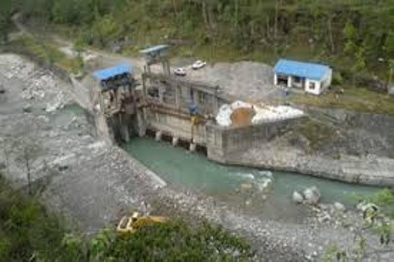 मध्यमोदी जलविद्युत् आयोजनाको काम बन्द