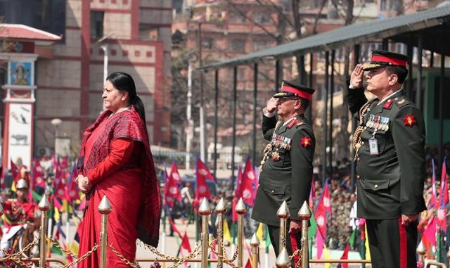 महाशिवरात्रि तथा सेना दिवस समारोहमा राष्ट्रपति