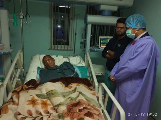 संघनायकको सम्पूर्ण स्वास्थ्योपचार सरकारले गर्ने