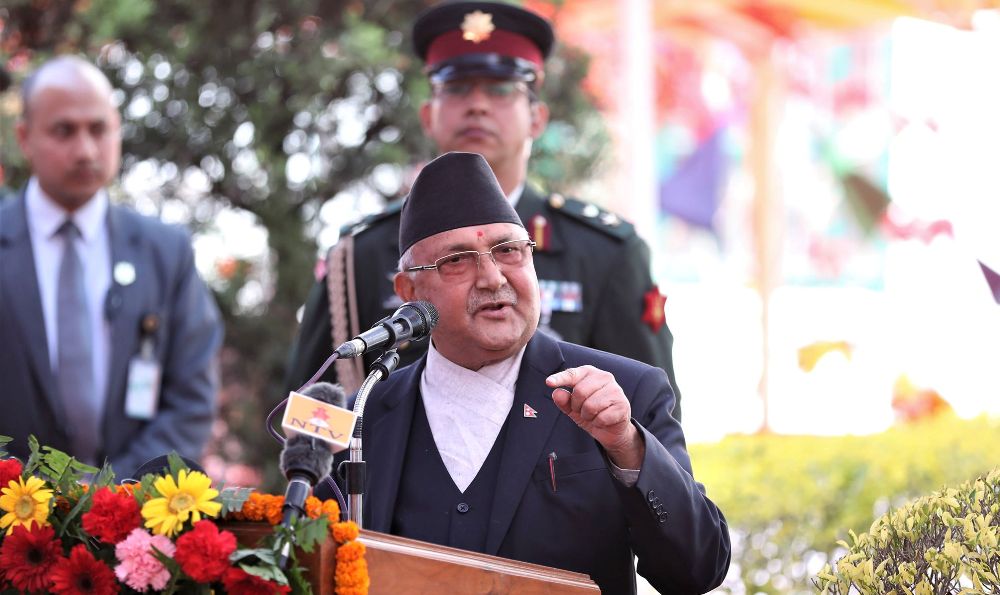 राष्ट्रिय अखण्डतामा आँच पुग्ने विषयमा जनमत सोच्न पनि नमिल्ने : प्रम ओली