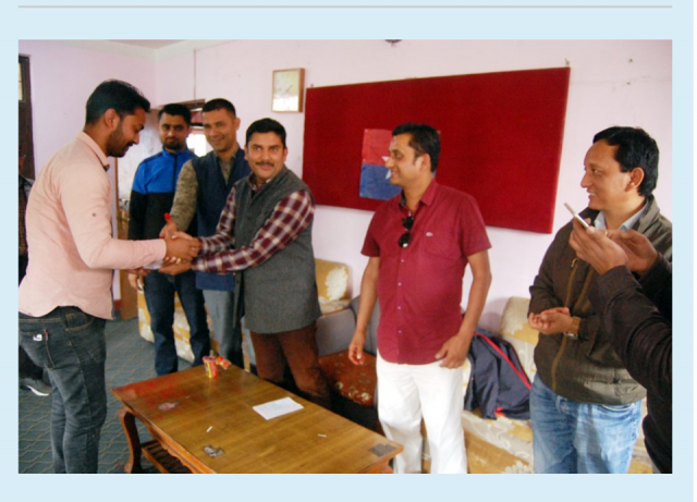 युवा संघ नेपालको केन्द्रीय कार्यालयमा सयौं युवाहरु नेपाल कम्युनिष्ट पार्टी (नेकपा)मा  प्रवेश .