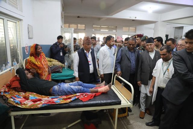 बारा र पर्साका घाइतेको उपचार खर्च सरकारले व्यहोर्ने