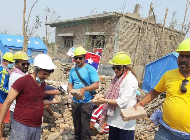 बारा र पर्साका हावाहुरी पीडितको सारथी बन्दै युवा संघ