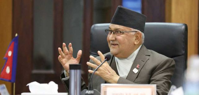अन्तरिक्ष युगमा नेपालको प्रवेशः प्रधानमन्त्री ओली