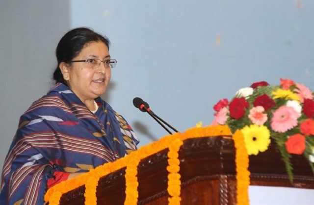राष्ट्रपति भण्डारीद्वारा आठौँ खेलकूदको उद्घाटन गरिने
