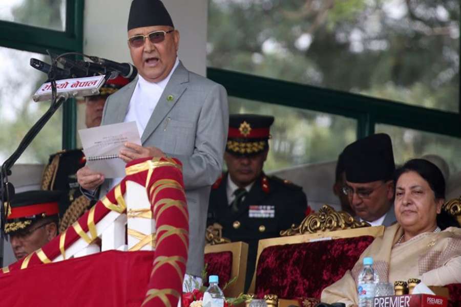 गणतन्त्र दिवसका अवसरमा प्रधानमन्त्री ओलीले दिएको मन्तव्यको पूर्णपाठ यस्तो छ
