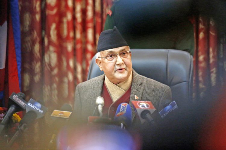विषादी प्रकरणमा झुक्याइएको भन्दै प्रधानमन्त्री ओलीले मागे माफी