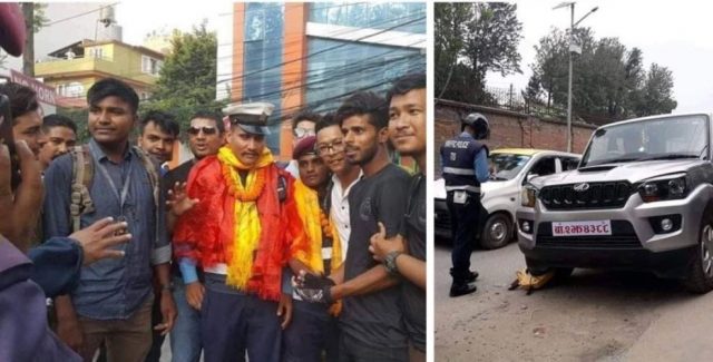 यस्तै छ देशमा, जथाभावी पार्क गर्ने गृहमन्त्रालयका गाडी ह्विललक गर्ने ट्राफिक प्रहरी नै कारवाहीमा