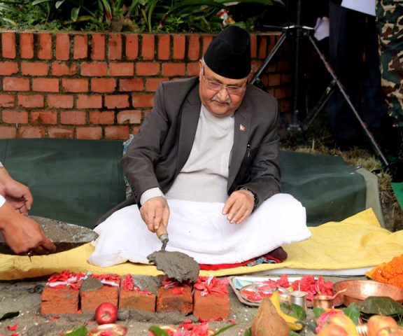 मौलिक संस्कृति झल्किने गरी बनाइदै प्रधानमन्त्री निवास