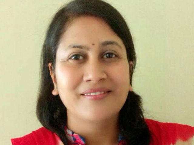 कास्की–२ मा नेकपा उम्मेदवार विद्या भट्टराई