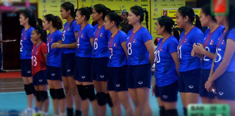 Govt fetes National Women Volleyball Team