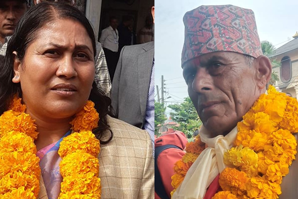कास्की-२ नेकपा उम्मेद्वार विद्या भट्टराई दोब्बर मतले अगाडि