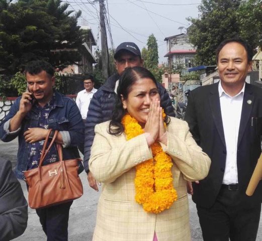 नेकपाका भट्टराई दोब्बर मतले अगाडि