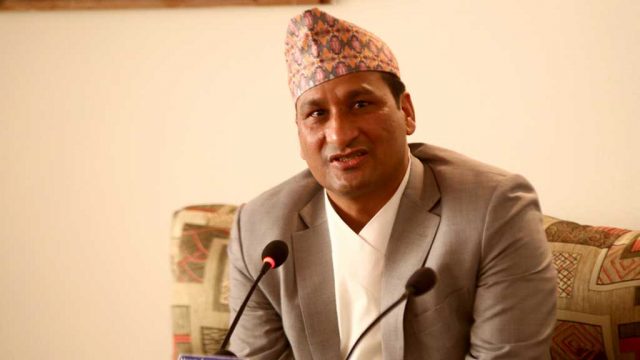 जलवायु परिवर्तनका क्षेत्रमा दिगो लगानी गर्न मन्त्री बस्नेतको आग्रह
