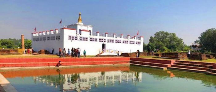 लुम्बिनीबाट शान्तिदीप पोखरा ल्याइने