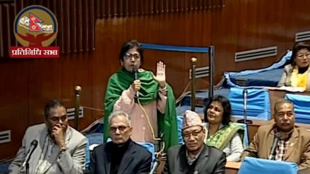 नेकपामाथि खनिइन् सरिता गिरी