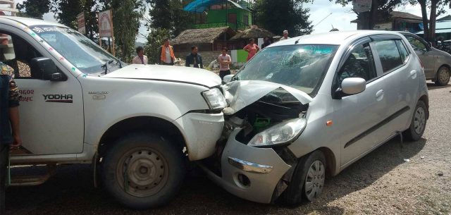 माले महासचिव मैनाली चढेको कार दुर्घटना, अवस्था गम्भीर