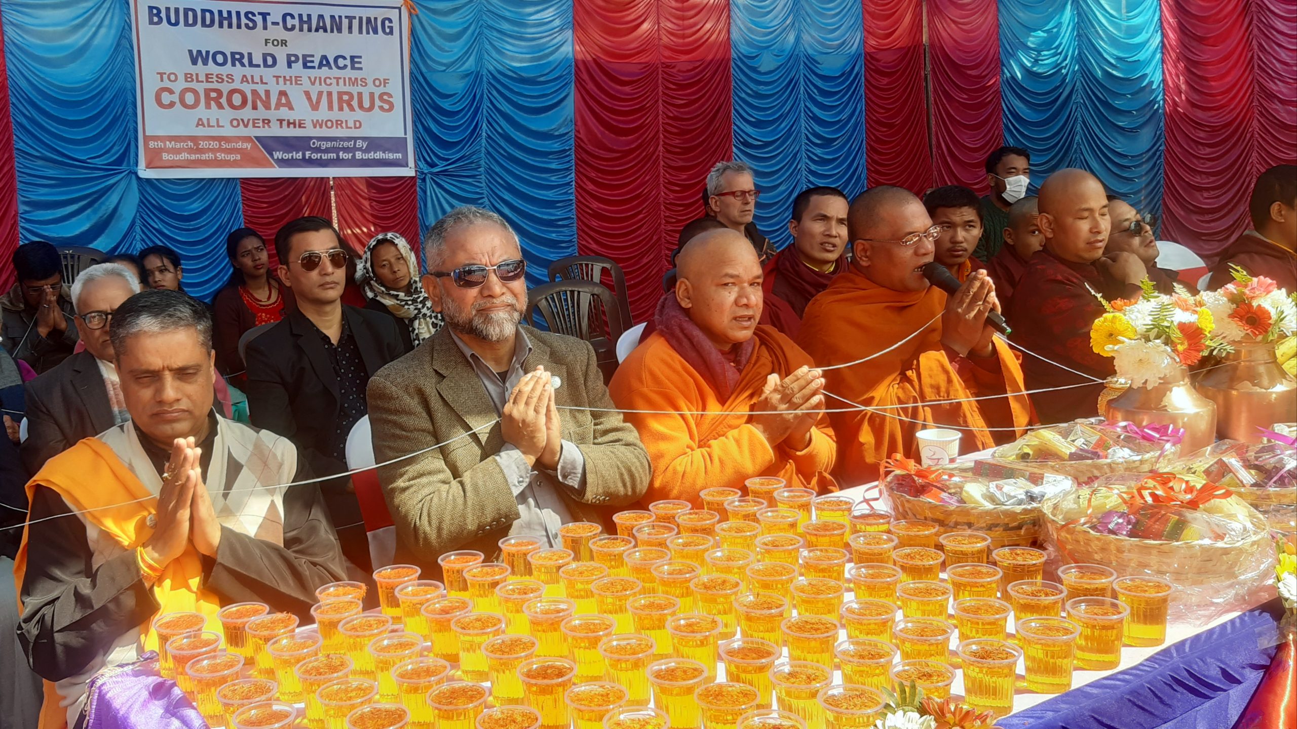 “काेराेना”बाट संक्रमितहरुकाे स्वास्थ्य लाभकाेे लागि पुजा