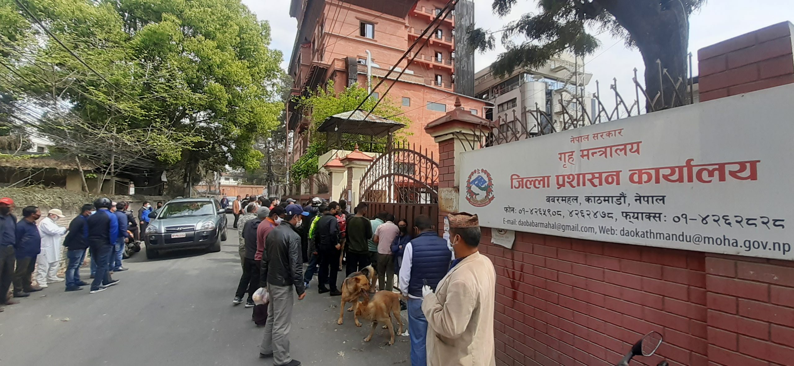 ‘सवारी अनुमति पास’का लागि सिडियाेमा घुईचाे