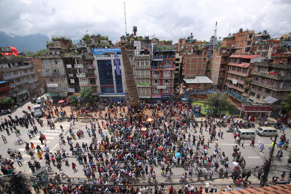 रातो मत्स्येन्द्रनाथको परम्परा तोडियो, रथयात्रा अझै अन्योलमा