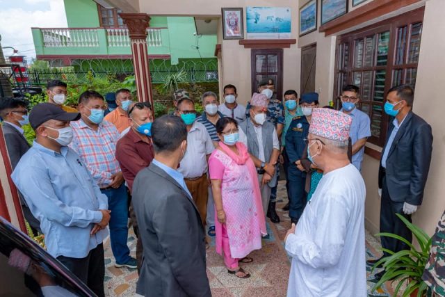 प्रधानमन्त्री ओली बालकोट पुगेर भने :अब अढाई वर्षपछि स्थायी रुपमा बस्नेगरि आउँछु