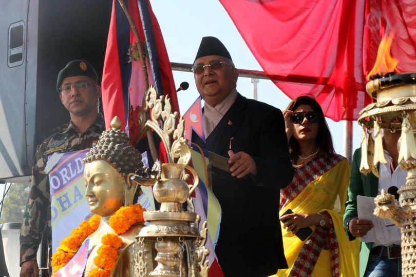 बुद्ध र सगरमाथाको विषयमा प्रधानमन्त्री ओलीले भारतप्रति यसरी पोखे असन्तुष्टि