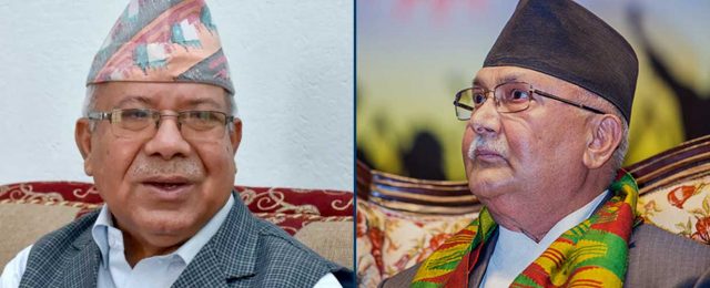 एमालेभित्र ओली र नेपालबीच कडा शक्तिसंघष हुने, केन्द्रीय कमिटीमा को कता