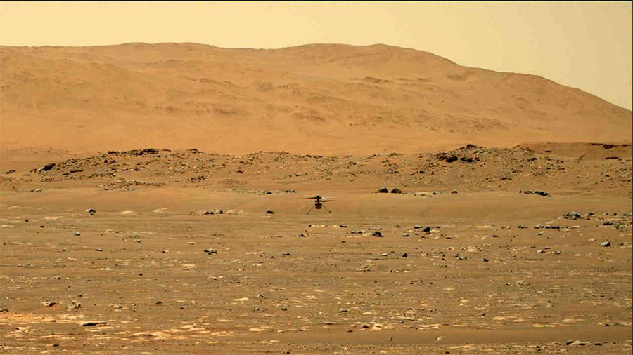 मंगल ग्रहमा पहिलो पटक उड्यो नासाको हेलिकप्टर
