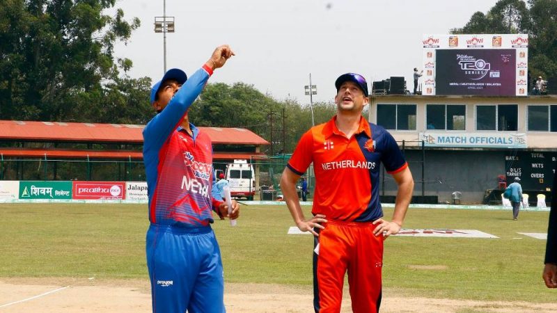 त्रिकोणात्मक टी–ट्वान्टी क्रिकेटः उपाधिका लागि नेपाल र नेदरल्याण्ड्स भिड्दै