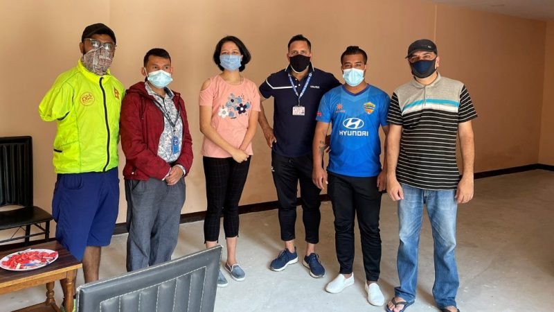 राष्ट्रिय पारा तेक्वान्दो खेलाडीहरुलाई नगद सहित खाद्यान्न सहयोग