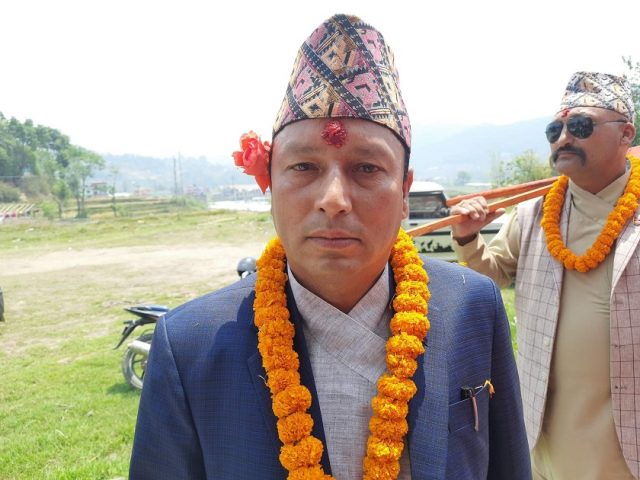 राप्रपाले गाड्यो काठमाडौंमा विजयको झण्डा, शंखरापुर नगर प्रमुखमा रमेश नापित विजयी