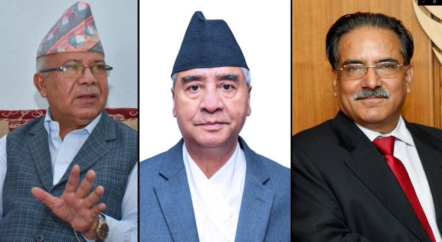 पाँच वर्षमा गठबन्धनका तीन प्रधानमन्त्री सम्भावना