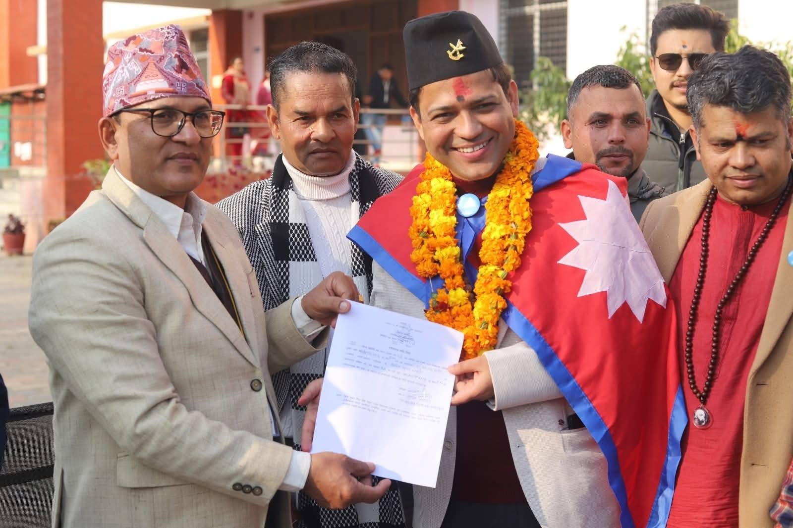 दाङ-२ मा रास्वपाको क्लिन स्विप: शंकर पोख्रेललाई २८ हजार मतान्तरले हराउँदै विपिन आचार्य विजयी