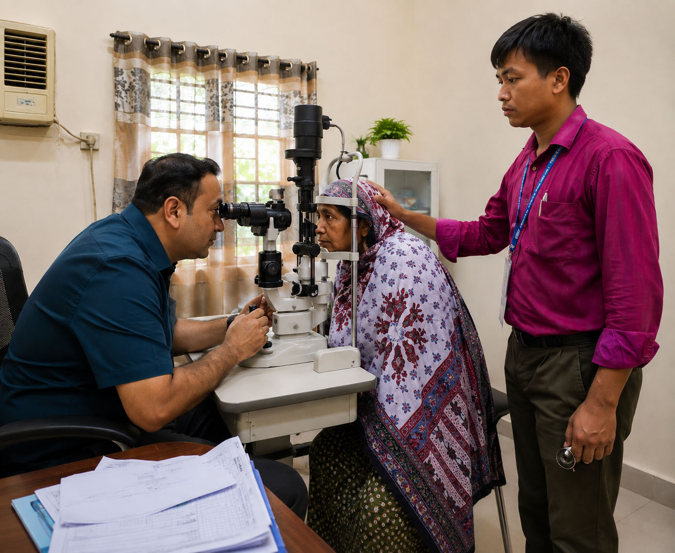 बङ्गलादेशमा नेपाली चिकित्सकद्वारा निःशुल्क आँखा शिविर